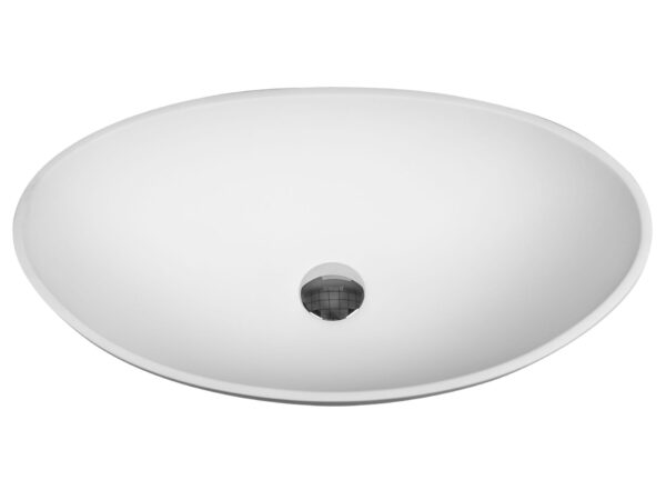 VASQUE EN SOLID SURFACE (57X33X16CM) - BLANC
