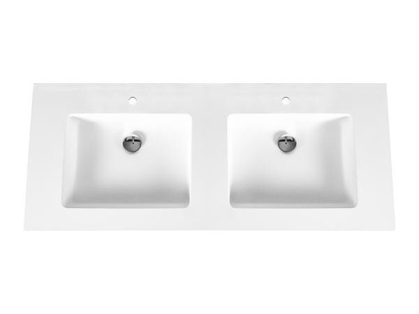 VASQUE SOLID SURFACE (120-160CM) - BLANC